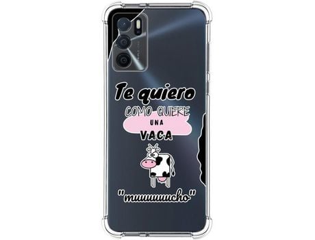 Funda para Oppo A54s TUMUNDOSMARTPHONE Dibujos Antigolpes Vaca Multicolor