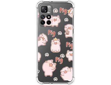 Funda para Xiaomi Redmi Note 11s 5G TUMUNDOSMARTPHONE Dibujos Antigolpes Cerdos Multicolor