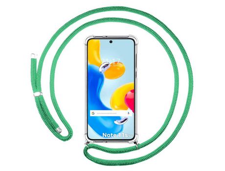 Funda para Xiaomi Redmi Note 11s 5G TUMUNDOSMARTPHONE Colgante Verde