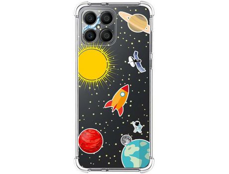 Funda para Huawei Honor X8 TUMUNDOSMARTPHONE Dibujos Antigolpes Espacio Multicolor