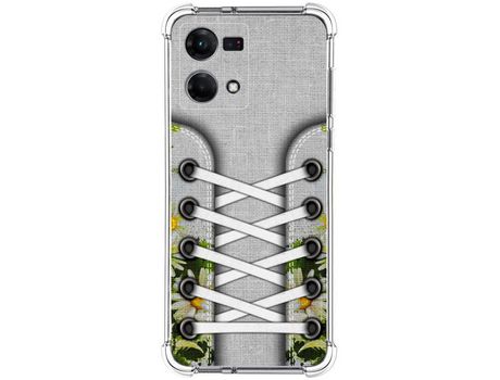 Funda para Oppo Reno 7 4G TUMUNDOSMARTPHONE Dibujos Antigolpes Zapatillas 08 Multicolor
