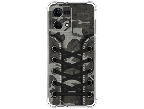 Funda para Oppo Reno 7 4G TUMUNDOSMARTPHONE Dibujos Antigolpes Zapatillas 15 Multicolor