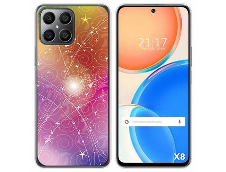 Funda para Huawei Honor X8 TUMUNDOSMARTPHONE Dibujos Abstracto Multicolor