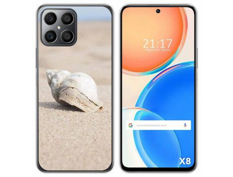 Funda para Huawei Honor X8 TUMUNDOSMARTPHONE Dibujos Concha Multicolor