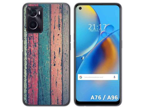 Funda para Oppo A76 / A96 TUMUNDOSMARTPHONE Dibujos Madera 10 Multicolor