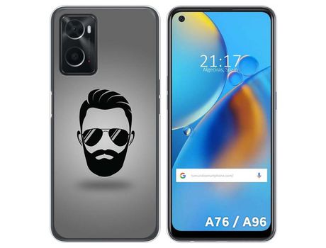 Funda para Oppo A76 / A96 TUMUNDOSMARTPHONE Dibujos Barba Multicolor