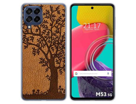 Funda para Samsung Galaxy M53 5G TUMUNDOSMARTPHONE Dibujos Cuero 03 Multicolor