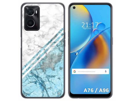 Funda para Oppo A76 / A96 TUMUNDOSMARTPHONE Dibujos Mármol 02 Multicolor