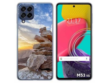 Funda para Samsung Galaxy M53 5G TUMUNDOSMARTPHONE Dibujos Sunset Multicolor