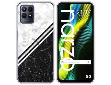 Funda para Realme Narzo 50 TUMUNDOSMARTPHONE Dibujos Mármol 01 Multicolor