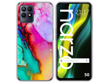 Funda para Realme Narzo 50 TUMUNDOSMARTPHONE Dibujos Mármol 15 Multicolor