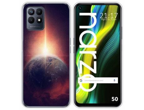 Funda para Realme Narzo 50 TUMUNDOSMARTPHONE Dibujos Tierra Multicolor
