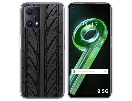 Funda para Realme 9 5G TUMUNDOSMARTPHONE Dibujos Neumatico Multicolor