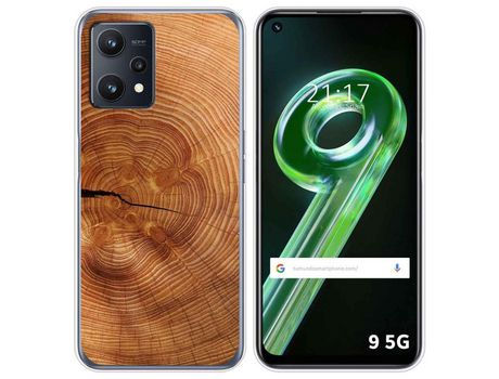 Funda para Realme 9 5G TUMUNDOSMARTPHONE Dibujos Madera 04 Multicolor