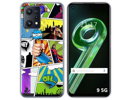 Funda para Realme 9 5G TUMUNDOSMARTPHONE Dibujos Comic Multicolor