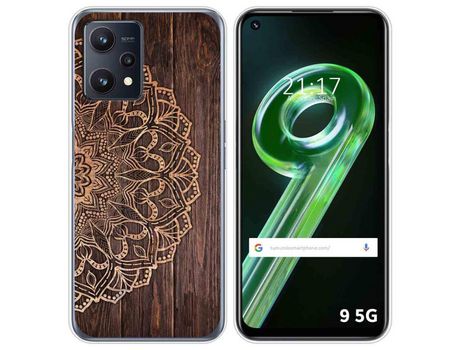 Funda para Realme 9 5G TUMUNDOSMARTPHONE Dibujos Madera 06 Multicolor