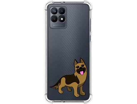 Funda para Realme Narzo 50 TUMUNDOSMARTPHONE Dibujos Antigolpes Perros 03 Multicolor