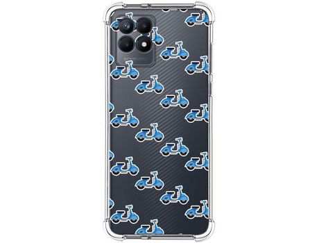 Funda para Realme Narzo 50 TUMUNDOSMARTPHONE Dibujos Antigolpes Scooter Multicolor