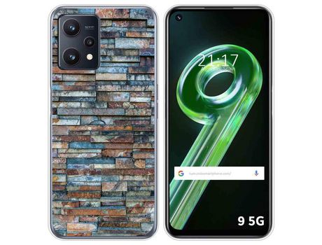 Funda para Realme 9 5G TUMUNDOSMARTPHONE Dibujos Ladrillo 05 Multicolor