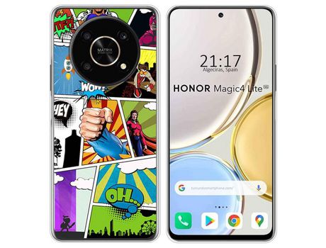 Funda para Huawei Honor Magic 4 Lite TUMUNDOSMARTPHONE Dibujos Comic Multicolor