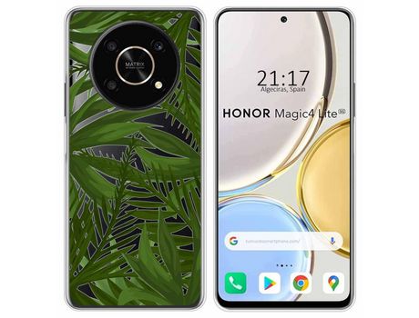 Funda para Huawei Honor Magic 4 Lite TUMUNDOSMARTPHONE Dibujos Transparente Jungla Multicolor
