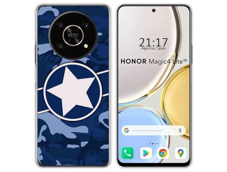 Funda para Huawei Honor Magic 4 Lite TUMUNDOSMARTPHONE Dibujos Camuflaje 03 Multicolor