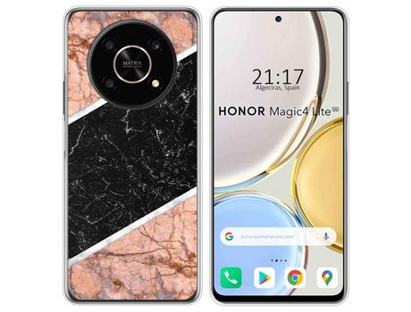 Funda para Huawei Honor Magic 4 Lite TUMUNDOSMARTPHONE Dibujos Mármol 07 Multicolor