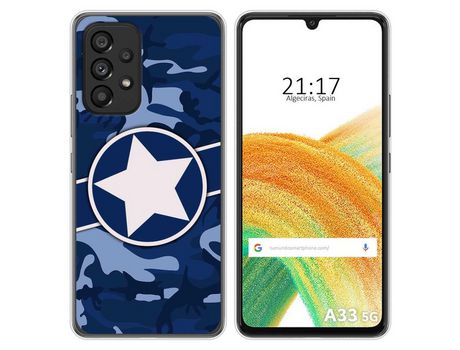 Funda para Samsung Galaxy A33 5G TUMUNDOSMARTPHONE Dibujos Camuflaje 03 Multicolor