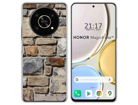 Funda para Huawei Honor Magic 4 Lite TUMUNDOSMARTPHONE Dibujos Ladrillo 03 Multicolor