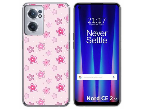 Funda para Oneplus Nord CE 2 5G TUMUNDOSMARTPHONE Dibujos Flores Multicolor