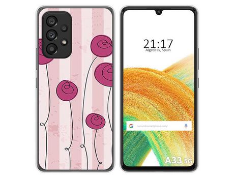Funda para Samsung Galaxy A33 5G TUMUNDOSMARTPHONE Dibujos Flores Vintage Multicolor