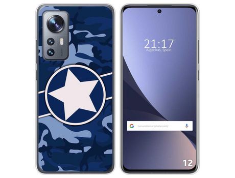 Funda para Xiaomi 12 / 12X 5G TUMUNDOSMARTPHONE Dibujos Camuflaje 03 Multicolor
