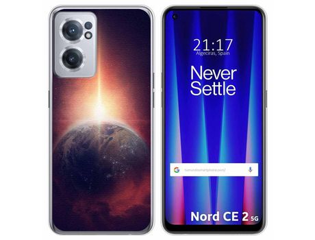 Funda para Oneplus Nord CE 2 5G TUMUNDOSMARTPHONE Dibujos Tierra Multicolor