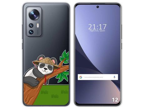Funda para Xiaomi 12 / 12X 5G TUMUNDOSMARTPHONE Dibujos Transparente Panda Multicolor