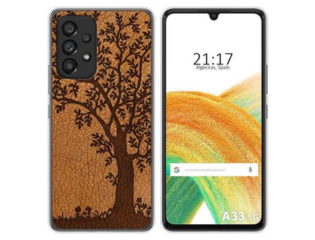 Funda para Samsung Galaxy A33 5G TUMUNDOSMARTPHONE Dibujos Cuero 03 Multicolor