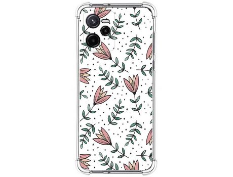 Funda para Realme Narzo 50A Prime TUMUNDOSMARTPHONE Dibujos Antigolpes Flores 01 Multicolor