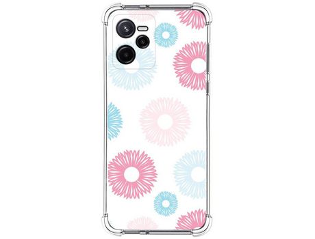 Funda para Realme Narzo 50A Prime TUMUNDOSMARTPHONE Dibujos Antigolpes Flores 06 Multicolor