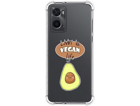 Funda para Oppo A76 / A96 TUMUNDOSMARTPHONE Dibujos Antigolpes Vegan Life Multicolor