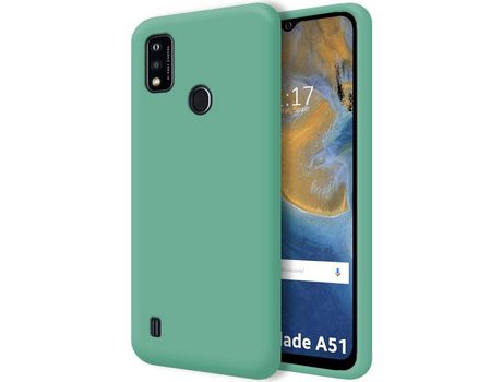 Funda para ZTE Blade A51 TUMUNDOSMARTPHONE Silicona Líquida Verde