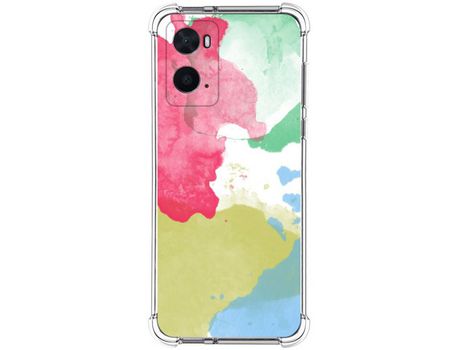Funda para Oppo A76 / A96 TUMUNDOSMARTPHONE Dibujos Antigolpes Acuarela 02 Multicolor