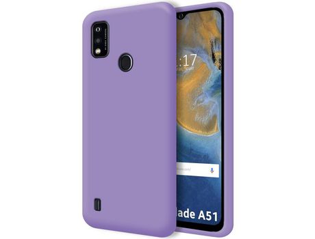 Funda para ZTE Blade A51 TUMUNDOSMARTPHONE Silicona Líquida Morado
