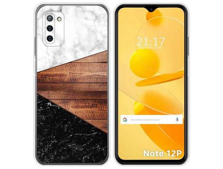 Funda para Ulefone Note 12P TUMUNDOSMARTPHONE Dibujos Mármol 11 Multicolor
