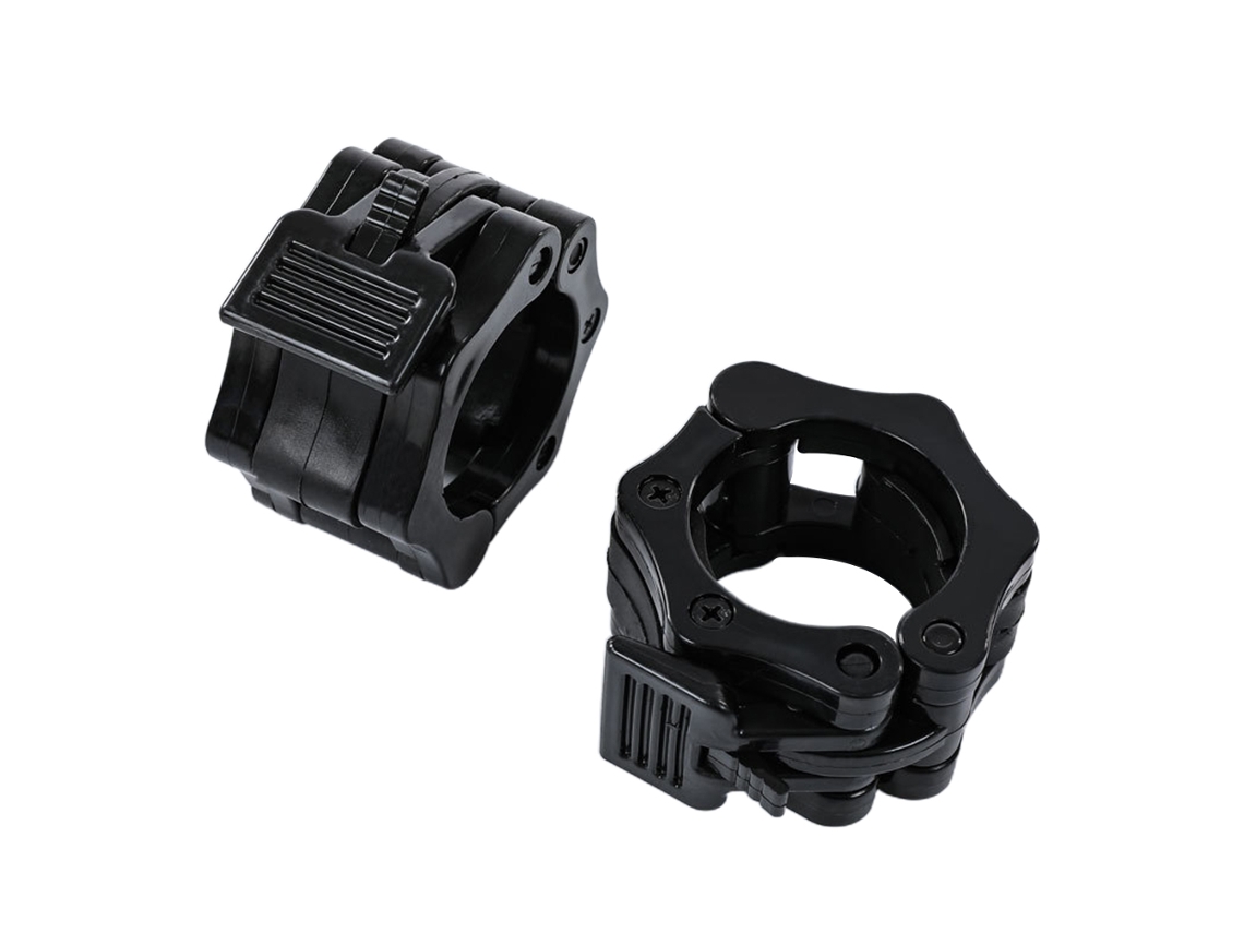 1 Par Collar De Barra Con Bloqueo Clip Para Pesas Mancuernas Agarre De Barra Para Gimnasio Entrenamiento Físico Bodybuilding