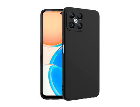 Carcasa Silicona Líquido para Honor X8 GIFT4ME Negro