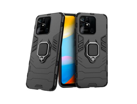 Funda Military Defender 3x1 Anti-Impacto para Xiaomi Redmi 10 Power - Negro