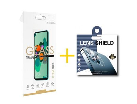 Pack Película + Película de Cámara Trasera ACCETEL para Galaxy S22 Plus Clear