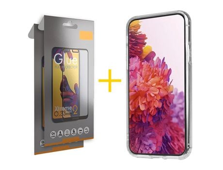 Pack 2 Películas Full + Funda SKYHE por Huawei Y6 2019 Gel Reforzado Incoloro Clear