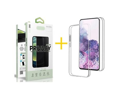 Pack 1 Película Antiespía + Funda SKYHE por Samsung Galaxy A53 5G Dupla 360º Incoloro Clear
