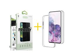 Pack 1 Película Antiespía + Funda SKYHE por Apple iPhone XS Max Dupla 360º Incoloro Clear