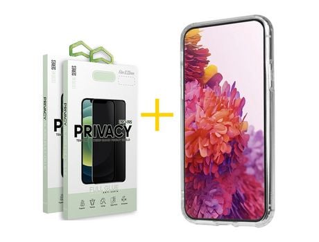 Pack 2 Películas Antiespía + Funda SKYHE por Samsung Galaxy A53 5G Gel Reforzado Incoloro Clear